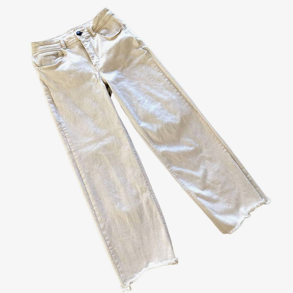 Copper Key Cropped Straight Cream Pants size 3